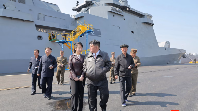 State media in North Korea announces a “severe” incident during the launch of a warship.