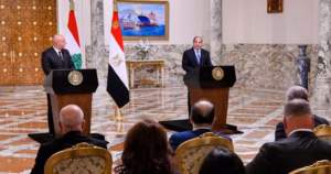 El-Sissi and Aoun Call for Cessation of Israeli Raids in Lebanon