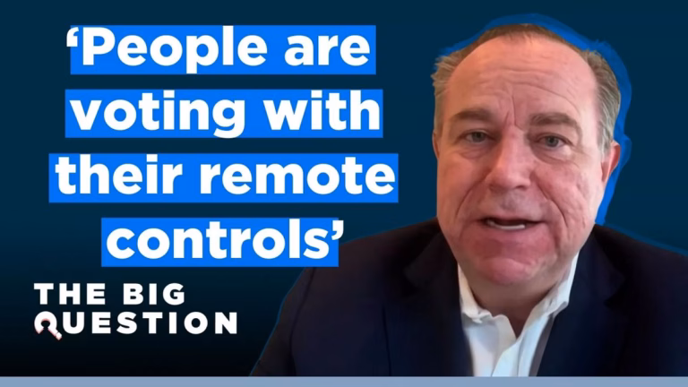 Chris Ruddy, the CEO of Newsmax, opens up on the essence of their success as the preferred US network for Trump, coinciding with an impressive surge in their stock prices.