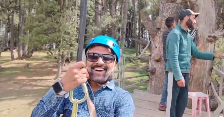 Visitor’s Zip Line Video Records Kashmir Terror Incident