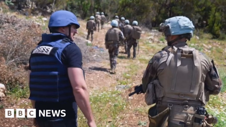 BBC collaborates with French military forces in Lebanon’s peacekeeping mission.