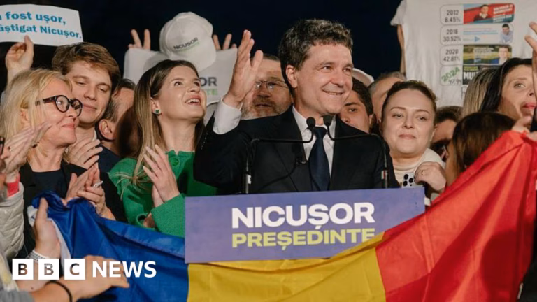 Nicusor Dan, a Liberal mayor from Romania, emerges victorious in a closely contested election for the presidency.