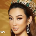 Linda Tran, former winner of Miss Vietnam, faces legal charges for deceptive candy business involving sweets.