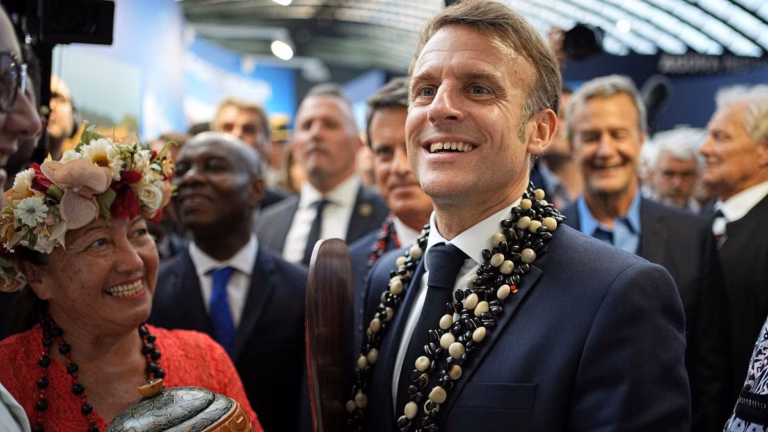 French President Macron Urges for Accord Ahead of UN Ocean Conference Launch