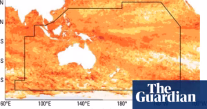 A significant underwater temperature surge has been identified as having affected a vast area of the sea, covering a space that is five times larger than the continent of Australia. | Oceans
