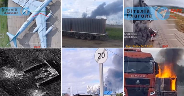 Ukraine Concealed Assault Drones Within Russia. Witness the Would-Be Repercussions in These Clips.
