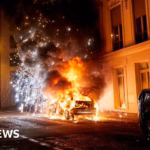 PSG supporters are involved in conflicts in Paris following their Champions League triumph.