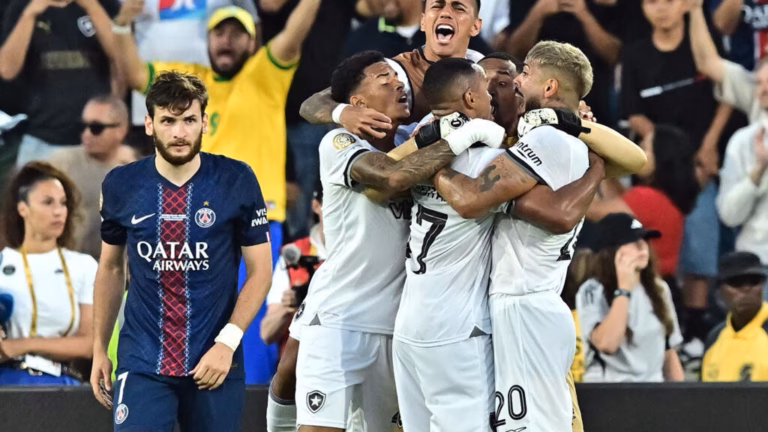 Paris Saint-Germain (PSG) suffer an upset loss to Botafogo in the Club World Cup.