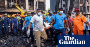 Aviation Tragedy: Search and Recovery Efforts Employ Sniffer Dogs at Scene of Fatal Air India Plane Crash Near Ahmedabad