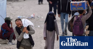 Israeli authorities advise Palestinians against utilizing roads leading to Gaza aid centers, categorizing these areas as ‘military zones’ amidst the ongoing Israel-Gaza conflict.