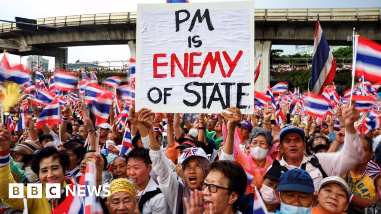 Massive demonstrations demand Thai PM Paetongtarn Shinawatra’s resignation.