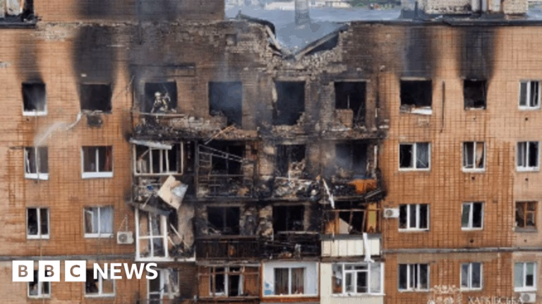 Russia carries out largest drone assault on Ukraine’s Kharkiv to date