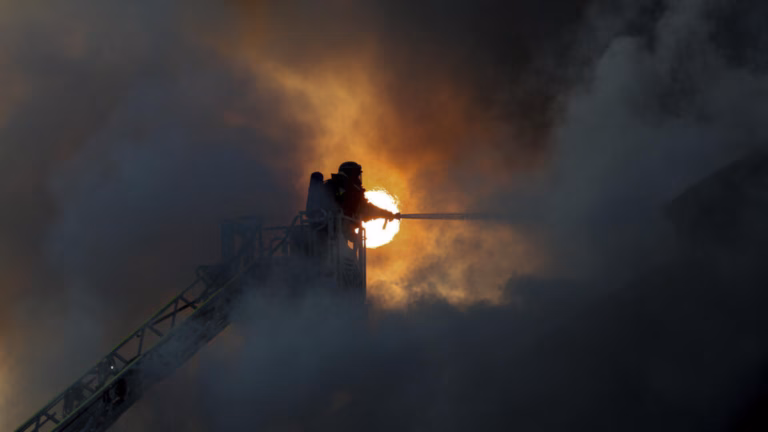 Kyiv suffers extensive damage as Russia launches relentless drone and missile attacks, igniting fires