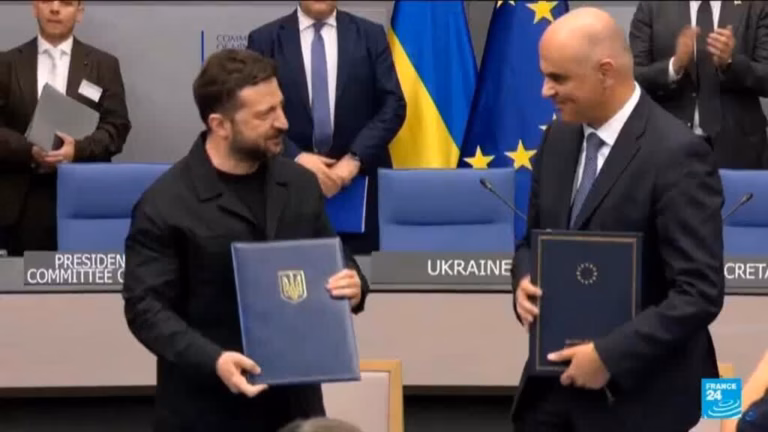 Ukrainian President and European Rights Organization Conclude Pact for War Tribunal in Ukraine