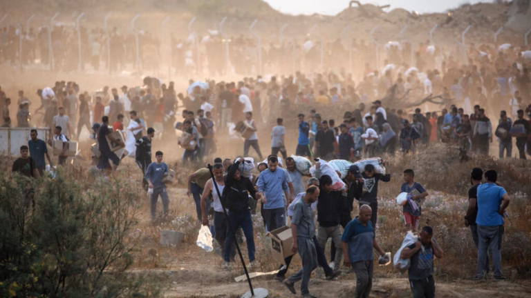 Gaza-based organization supported by the US accuses Hamas of a deadly attack on a staff vehicle, resulting in the deaths of at least five individuals.