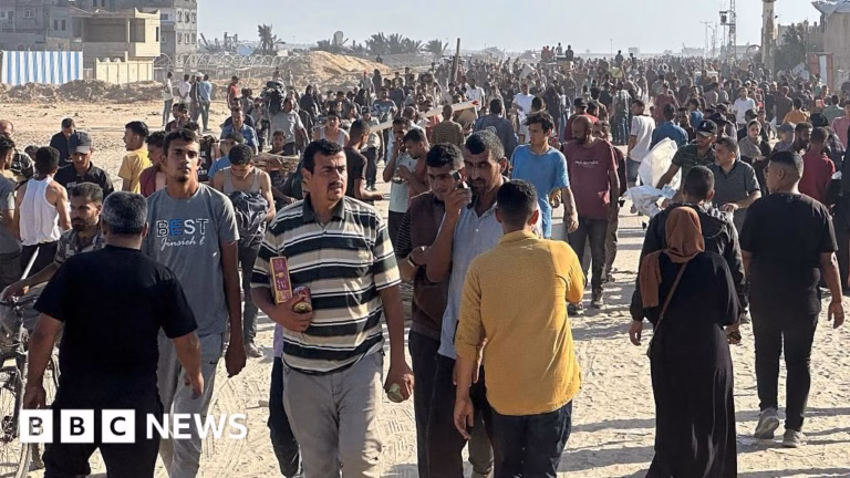 At least 15 individuals reportedly die due to Israeli gunfire near an aid distribution point, according to medical personnel.
