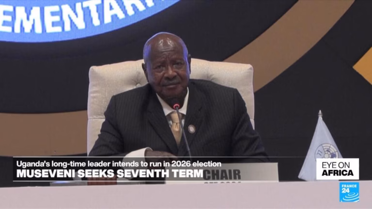 Uganda’s veteran leader, Museveni, pursues a sixth re-election bid.