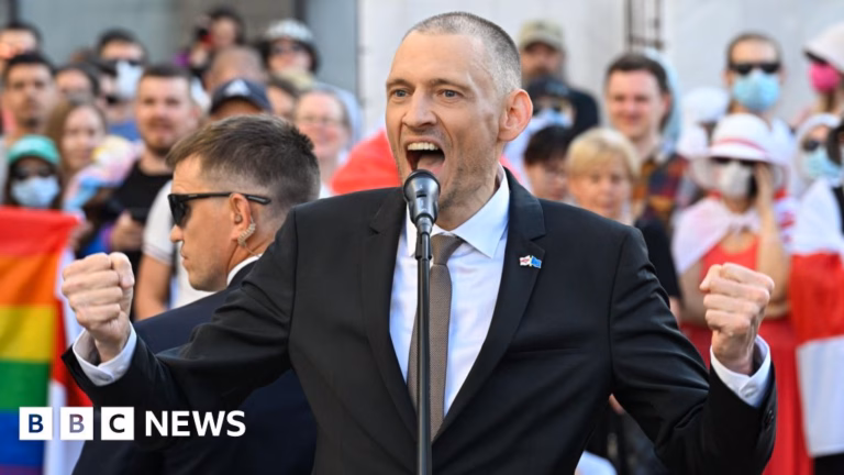 Following a five-year incarceration, opposition leader Tikhanovsky shares his insights.