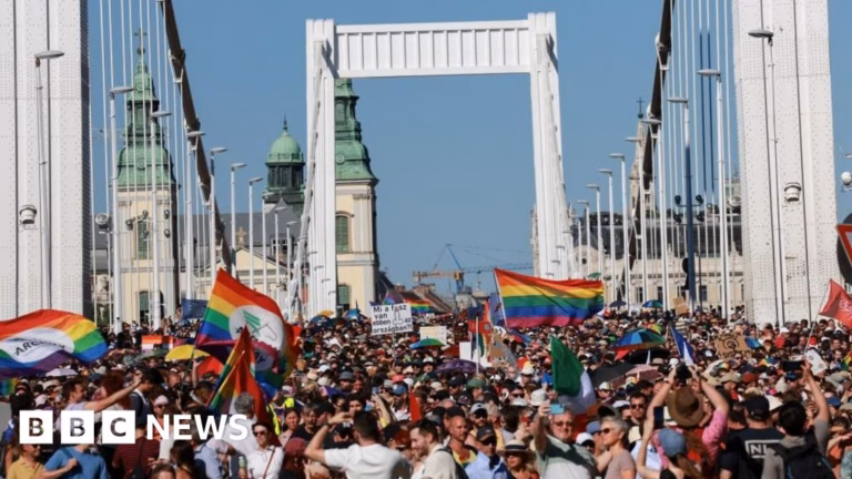 Hungary’s Budapest Pride Celebration Draws Massive Crowd in Defiant Show of Support Against Orban’s Policies.