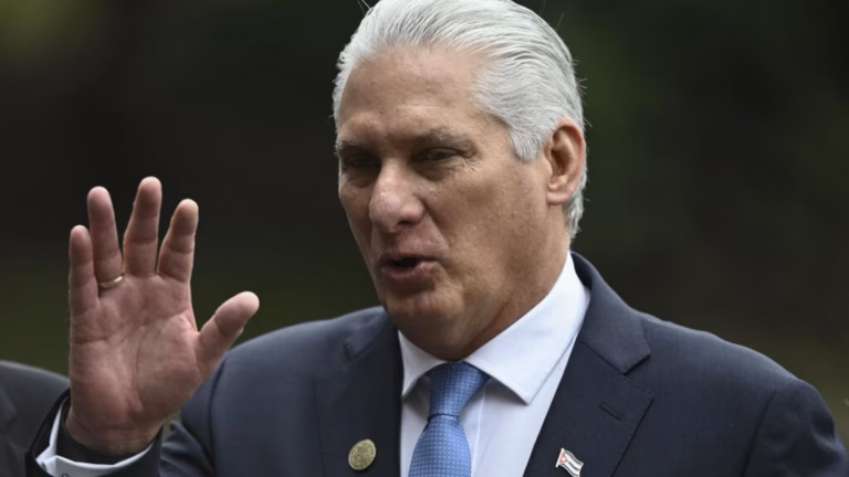 The United States imposes sanctions on Cuban president and others due to human rights violations.
