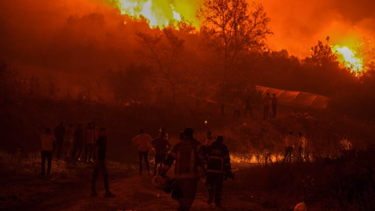 The fourth biggest city in Turkey is in danger due to wildfires spreading across southern Europe.