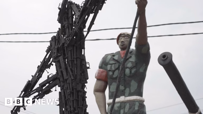 BBC enters city controlled by M23 rebels in DR Congo.
