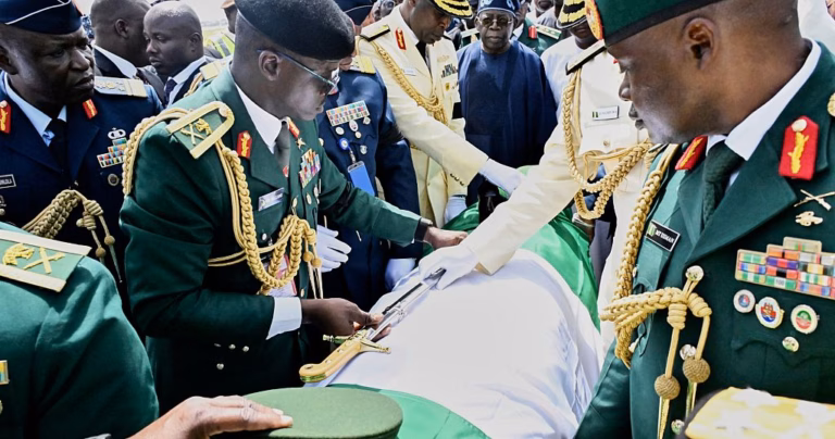 The late former president of Nigeria, Buhari, has been buried in his hometown of Daura.