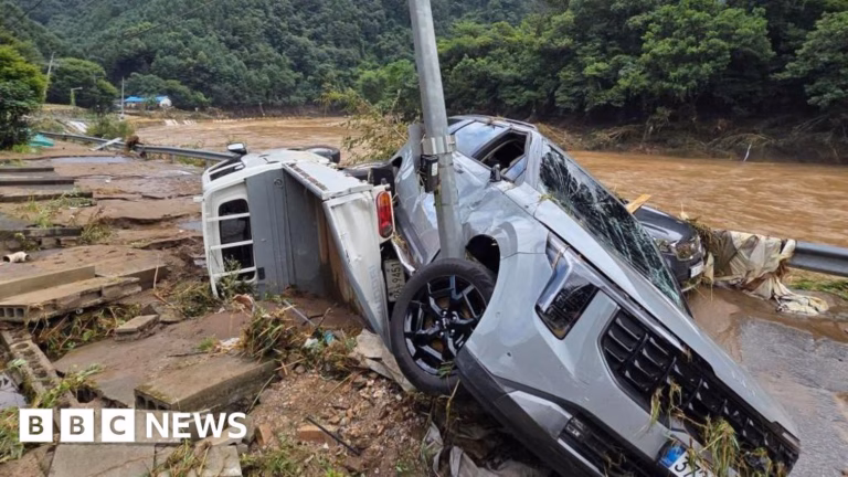 Deadly Landslides and Flooding Sweep Across South Korea, Claiming At Least 14 Lives