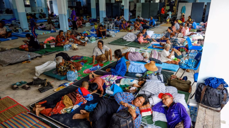 Over 100,000 people have fled their homes amid intensifying conflicts at the Thailand-Cambodia border.