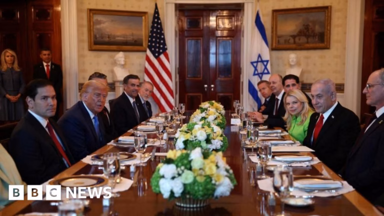 US President Trump Expresses Optimism Over Gaza Truce Conversations while Meeting with Israeli Premier Netanyahu