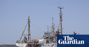 Australian nationals on aid ship for Gaza allegedly apprehended by Israeli forces amid ongoing conflict | Israel and Gaza dispute