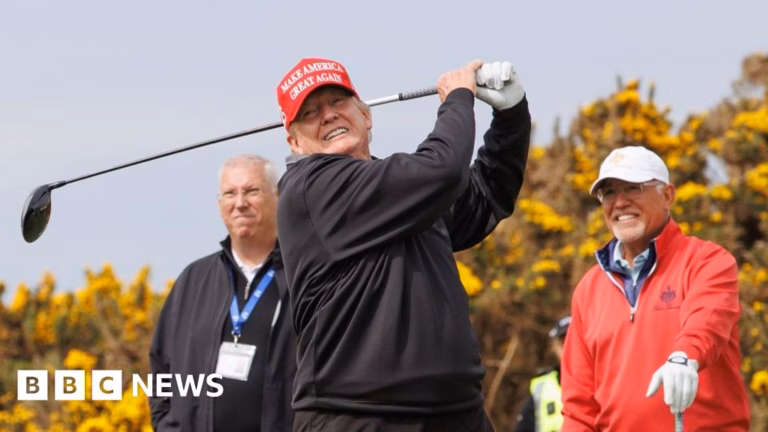 Trump’s Love for Golf: A Playground for Swinging Clubs and Business Deals Across Eighteen Holes