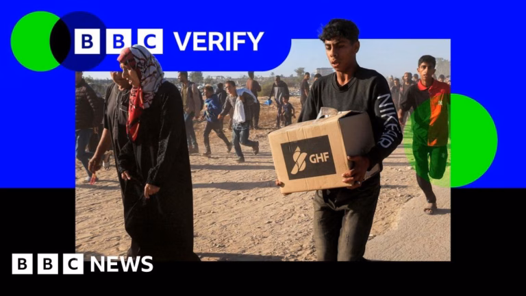 The contents of the GHF food box distributed in Gaza revealed