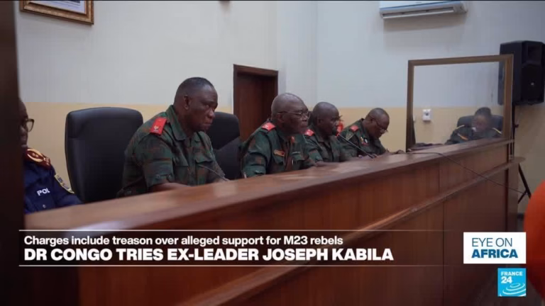 DR Congo holds trial for former president Kabila in absentia on charges of treason