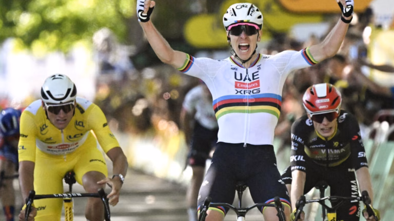 Pogacar Secures Stage 4 Victory at Tour de France, Notching His 100th Career Win