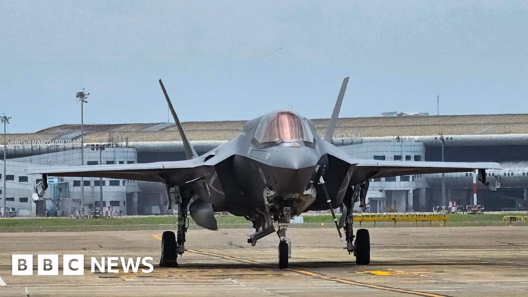 British combat aircraft stuck in India and ready to take off