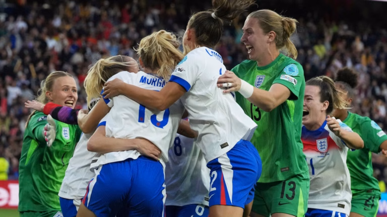 England Triumphs in Penalty Shootout, Securing Repeat Victory at Women’s Euros | UK News