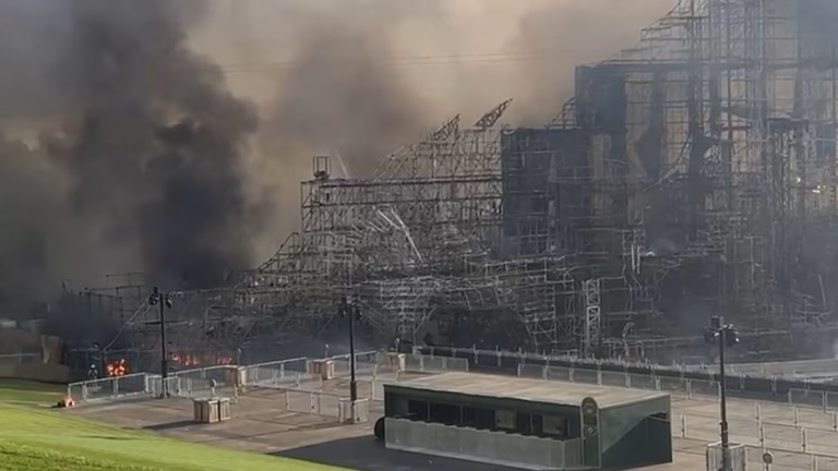 Cataclysmic Fire Engulfs Central Stage at Tomorrowland Festival Days Prior to Opening | Global News