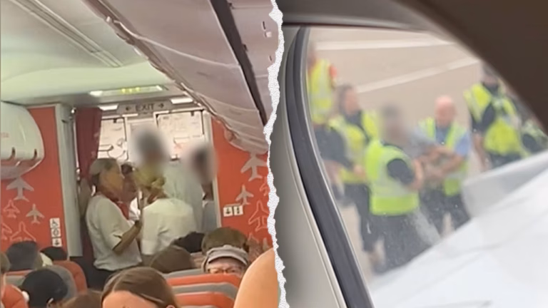 Two British airline passengers preventively restricted from boarding due to inebriation following police intervention