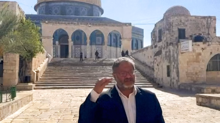Right-wing Israeli official stirs controversy through prayer at sensitive Al-Aqsa mosque site