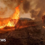 A swiftly moving blaze leads to mass evacuation orders in the Golden State.