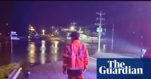 The Hunter region sees a woman carried off by the surging floodwaters while emergency responders tackle over 1,450 incidents in the ongoing Australia weather crisis.