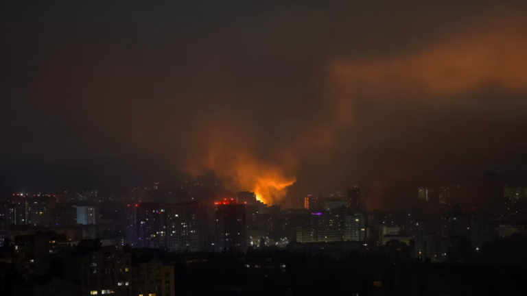 Fatal Russian assaults hammer Ukraine’s capital, Kyiv, during the night