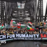 Palestine solidarity protest shuts down Sydney Harbour Bridge