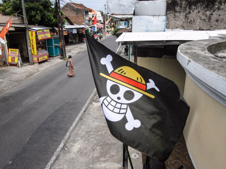 Indonesians Wave Anime-Themed Pirate Banner in Independence Protest | News on Protests