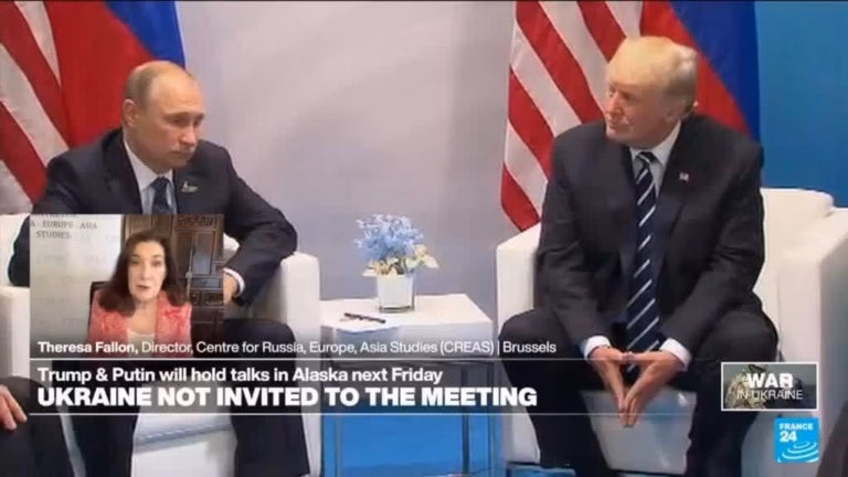 US President Trump and Russian leader Putin scheduled to discuss Ukraine during meeting in Alaska