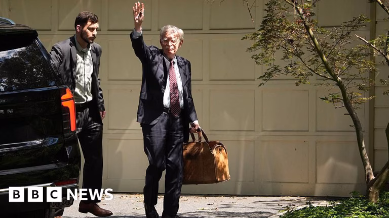 The Federal Bureau of Investigation conducts a search at the private residence of John Bolton, a former adviser to President Trump who has since become a critic of the administration.