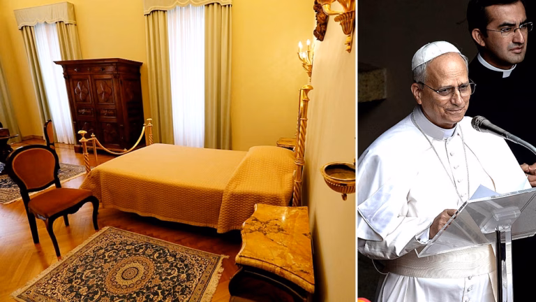 His Holiness Pope Leo XIV settles into his official Vatican residence, accompanied by his four nearest companions.