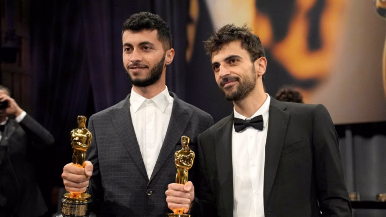 Palestinian filmmaker Basel Adra, recipient of an Oscar, reports that Israeli military forces conducted a search operation at his residence in the West Bank.
