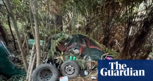 Pictures of Tom Phillips’ isolated campsite emerged one day after the fugitive father was killed in a shootout with New Zealand police.